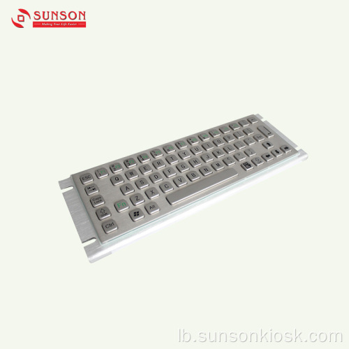 Waasserdicht Metal Keyboard mat Track Ball